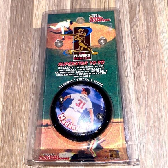 Sports room man cave Yo-Yo Atlanta Braves MLB baseball Vintage Memorabilia nwt - Picture 1 of 4